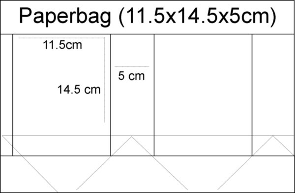 Paper Bag 11.5x14.5x5 cm - Gambar 4