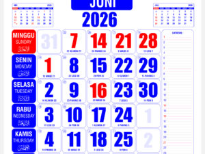 kalender dinding HVS